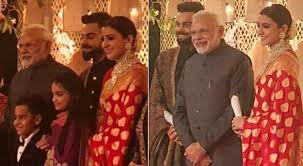 विराट-अनुष्का का दिल्ली में चल रहे वेडिंग रिसेप्शन में प्रधानमंत्री नरेंद्र मोदी ने भी शिरकत की