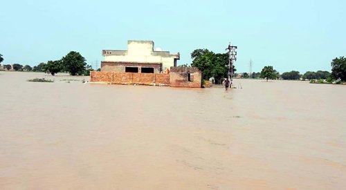 तबाही से बचने हेतु किसानों ने अपने बल पर पैसे इकट्ठे कर घग्गर के किनारों को मजबूत करने के लिए कसी कमर