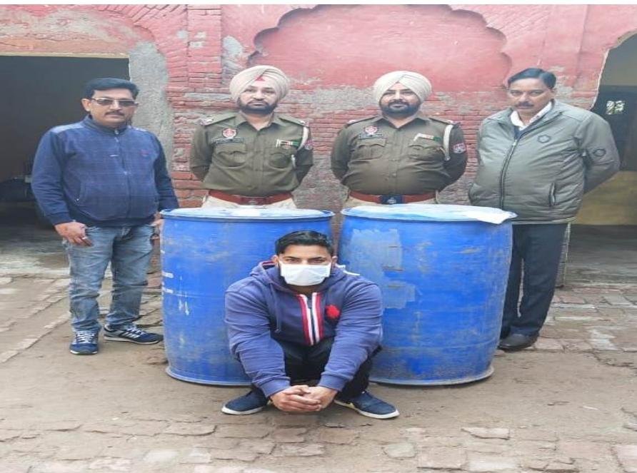 Patiala Police recovered Illicit Liquor in large quantity