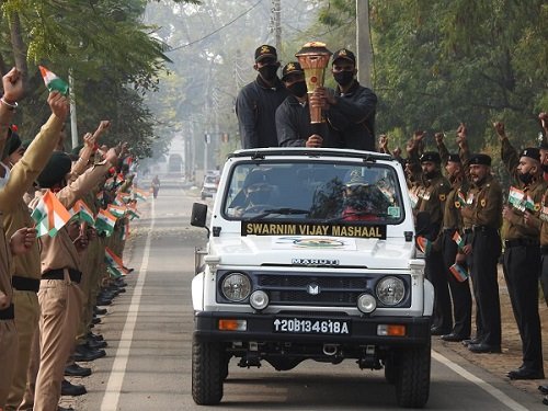 Swarnim Vijay Varsh : Mega event was organised by ‘AirawatDivision’ in Nabha Military Station