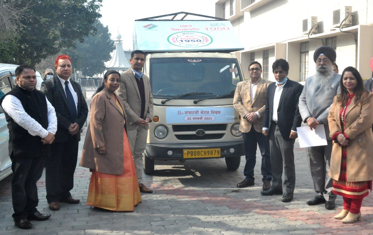 DC FLAGS OFF AWARENESS VAN TO MAKE PEOPLE AWARE ABOUT THE IMPORTANCE OF RIGHT TO VOTE
