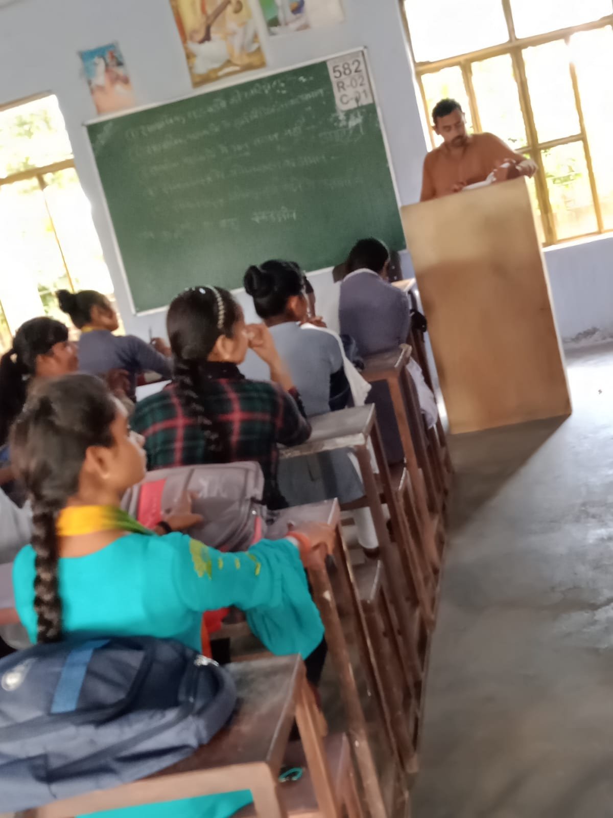 एन.एस.एस स्वयंसेवकों का हुआ मानसिक स्वास्थ्य परीक्षण