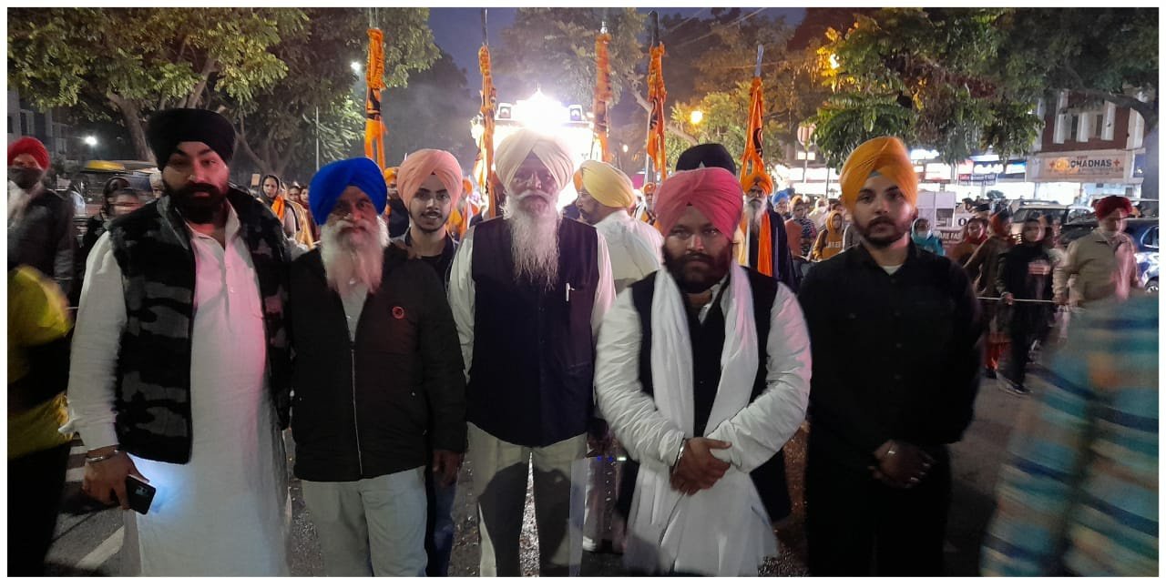 ਸ਼੍ਰੀ ਗੁਰੂ ਤੇਗ ਬਹਾਦਰ ਸਾਹਿਬ ਜੀ ਦੀ ਸ਼ਹੀਦੀ ਨੂੰ ਸਮਰਪਿਤ ਸਜਾਇਆ ਗਿਆ ਨਗਰ ਕੀਰਤਨ