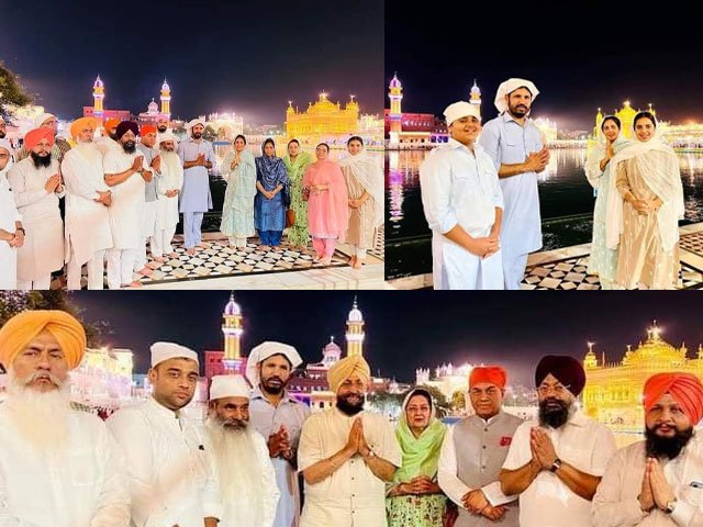 राजा वारिंगअपने परिवार समेत श्री हरमंदिर साहिब हुए नतमस्तक