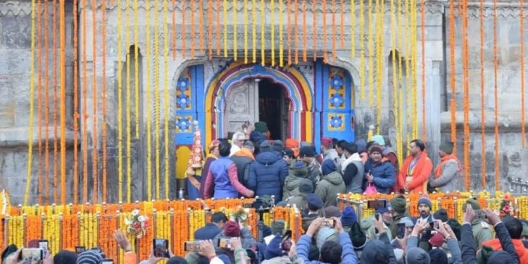 Doors of Kedarnath Dham opened at 6:20 am