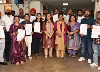 DR. BALJIT KAUR HANDS OVER APPOINTMENT LETTERS TO 11 CLERKS