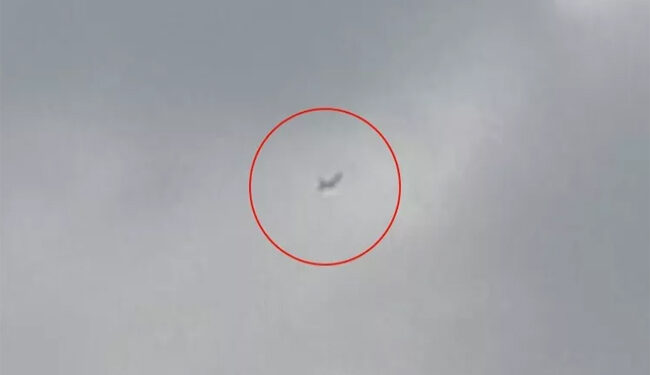 Pakistani plane enters airspace