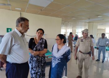 PUNJAB HEALTH MINISTER CONDUCTS SURPRISE INSPECTION AT DIARRHOEA WARD OF AIMS MOHALI