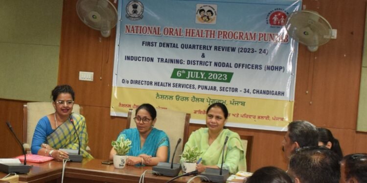 DIRECTOR HEALTH PUNJAB REVIEWS DENTAL HEALTH SERVICES