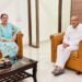 Jai Inder Kaur calls upon BJP National VP Saudan Singh