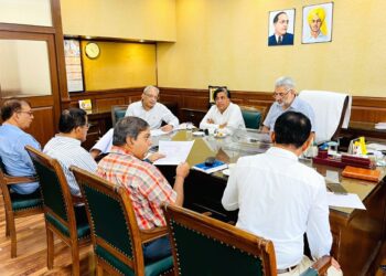 BRAM SHANKER JIMPA HELD A HIGH-LEVEL MEETING WITH FOREST MINISTER TO SPEED UP THE PROGRESS OF WATER SUPPLY SCHEMES