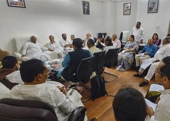 Opposition leaders meet at Kharge’s chamber in Parliament, demand PM’s statement in House on Manipur