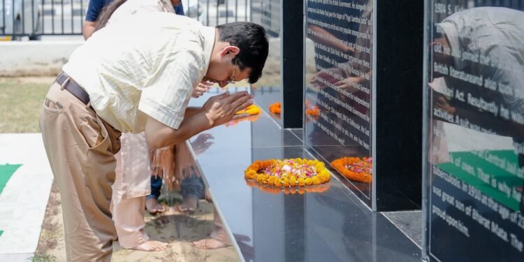 CS ANNOUNCES TO MAKE STRENUOUS EFFORTS FOR REALISING DREAMS OF SHAHEED-E-AZAM BHAGAT SINGH
