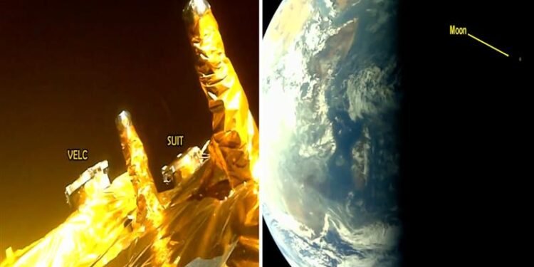 Aditya-L1 takes selfie, images of earth and moon; ISRO shares video