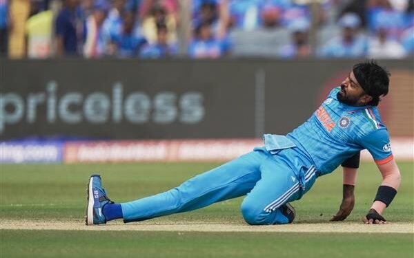Injury scare for India as Hardik Pandya twists ankle during World Cup clash against Bangladesh, taken for scans