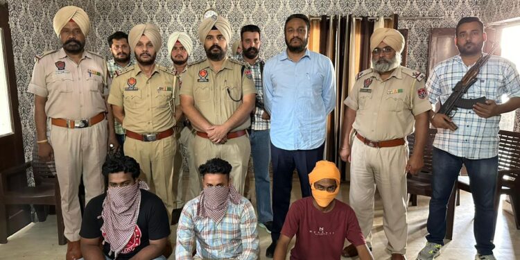 PUNJAB POLICE AVERT POSSIBLE TARGET KILLINGS; THREE MEMBERS OF BKI-BACKED TERROR MODULE HELD WITH 2 PISTOLS