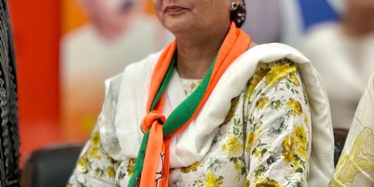 JAI INDER KAUR PRESIDES OVER FIRST MEETING AFTER TAKING OVER AS THE PRESIDENT OF BJP PUNJAB MAHILA MORCHA