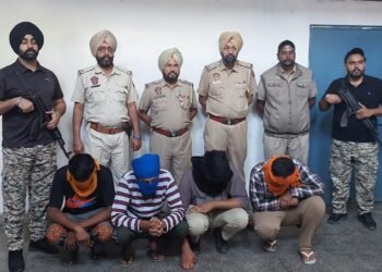 PUNJAB POLICE BUST TERROR FUNDING MODULE BACKED BY HARWINDER RINDA; FIVE OPERATIVES OF HANDLER PARMINDER PINDI HELD