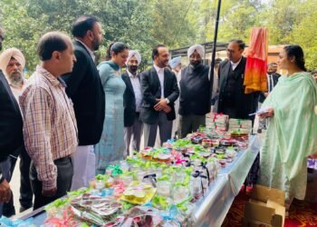 An exhibition of decorative items made by the inmates of the Central Jail was held in the district courts.