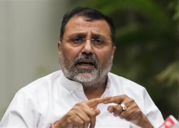 Mahua Moitra tried to create wrong narrative about Lok Sabha ethics panel proceedings: BJP MP Nishikant Dubey