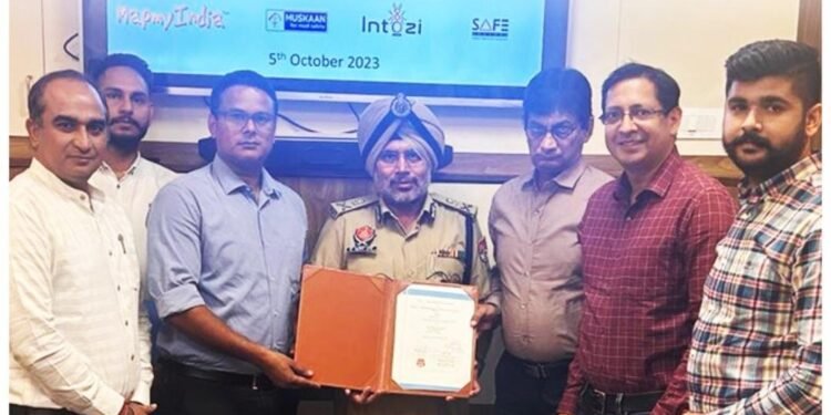 SADAK SURKHYA FORCE: PUNJAB POLICE TO HELP COMMUTERS GET REAL-TIME TRAFFIC UPDATES VIA MAPMYINDIA’S MAPPLS APP
