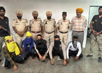 PUNJAB POLICE BUST EXTORTION RACKET OF GANGSTER HARRY CHATHA AFTER BRIEF ENCOUNTER; KEY ASSOCIATE AMONG SEVEN HELD WITH FOUR PISTOLS