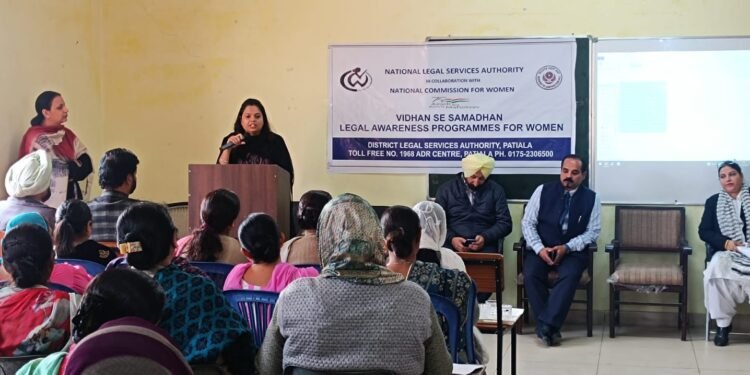District Legal Services Authority gave information to women regarding legal rights
