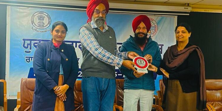 STATE LEVEL YOUTH TRAINING WORKSHOP ORGANISED TO IMBIBE THE SOCIAL, CULTURAL AND MORAL VALUES AMONG YOUTH OF PUNJAB