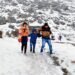 Snowfall in high hills of Himachal Pradesh