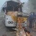 Tarn Taran: One dead, 10 injured as private bus rams into stationary trolley on road