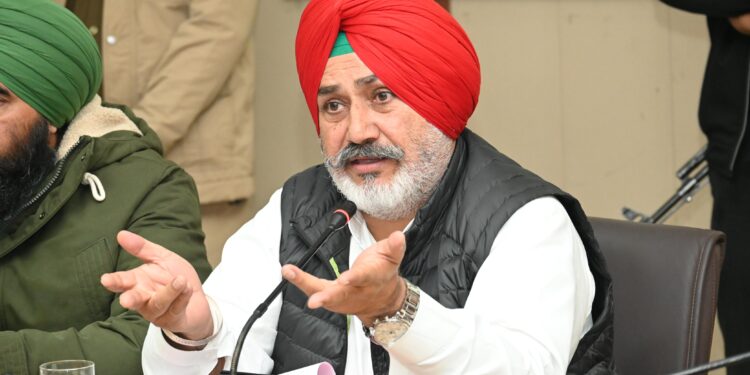 PUNJAB GOVERNMENT COMMITTED TO PRESERVING GROUND WATER TO TACKLE PROBLEM OF DEPLETING WATER LEVEL- CHETAN SINGH JAURAMAJRA