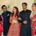 Shahrukh, Salman, and Sachin attended the reception of Eira-Nupur’s wedding.