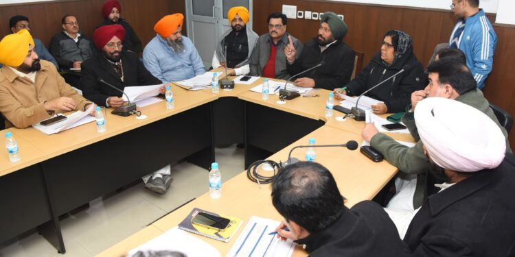 LOCAL GOVERNMENT MINISTER BALKAR SINGH DIRECTS OFFICIALS TO PROMPTLY UTILIZE UNUSED FUNDS FOR DEVELOPMENT WORKS DURING A REVIEW MEETING