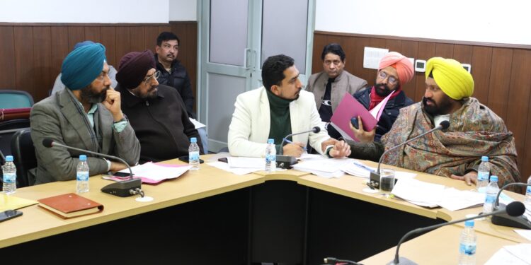 IN A RECENT REVIEW MEETING, LOCAL GOVERNMENT MINISTER BALKAR SINGH INSTRUCTED OFFICIALS TO EXPEDITE ONGOING PROJECTS