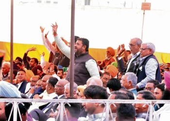 During PM Modi’s event, Harsimrat Kaur Badal brought up agricultural concerns and was met with chanting from the audience.