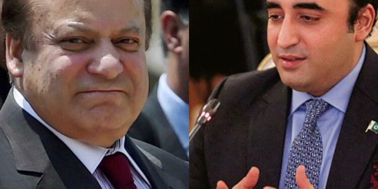 Nawaz Sharif and Bilawal Bhutto engage in discussions to prevent Imran Khan from gaining power as the results of the Pakistan polls continue to be delayed.