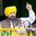 Punjab’s Chief Minister, Bhagwant Mann, sets off for Delhi, assuring that the AAP will firmly back him.