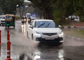 Rainfall and thunderstorms affected several regions in Punjab and Haryana.