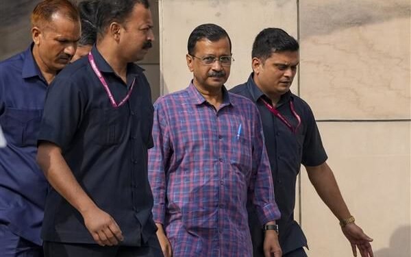 Arvind Kejriwal appeared in court due to a case related to excise policy.