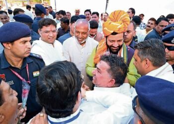 Nayab Singh Saini expresses that Modi is resolute in his efforts to make the country the top-ranked nation.