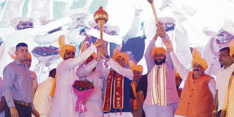 Haryana Chief Minister Nayab Saini challenges the Congress party to provide a list of promises fulfilled over the past 60 years.
