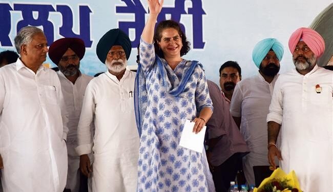 Priyanka Gandhi in Khanna called for PM Narendra Modi to be removed, labeling him as anti-farmer.
