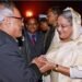 Sheikh Hasina received support from Indira Gandhi.