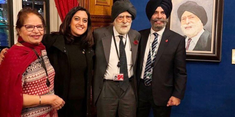 Sikh MP’s portrait now hangs next to British monarchs.
