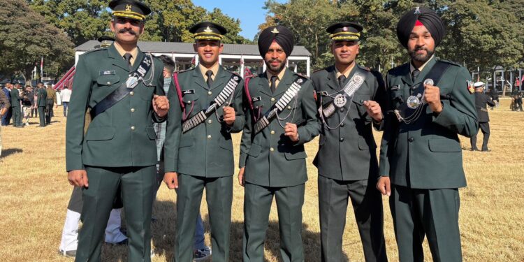 EIGHT YOUNG OFFICERS FROM PUNJAB COMMISSIONED INTO INDIAN ARMY & AIR FORCE