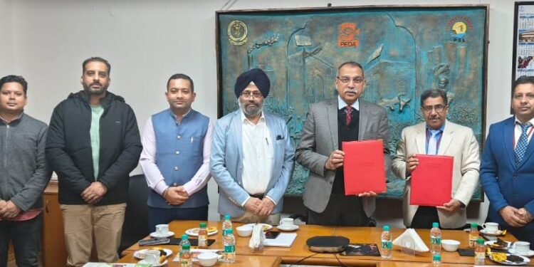 PEDA INKS MOU WITH CHANDIGARH UNIVERSITY TO ADVANCE ENERGY CONSERVATION RESEARCH & DEVELOPMENT IN PUNJAB