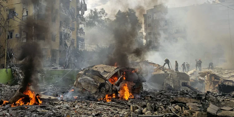 Israel Conducts Airstrike on Southern Beirut for the First Time Since Ceasefire