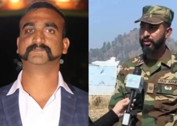 Major Moiz Abbas Shah of the Pakistan Army, known for claiming the capture of Abhinandan