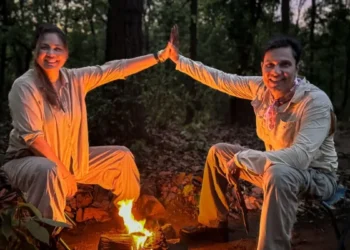 Randeep Hooda and Lin Laishram celebrate their second wedding anniversary.