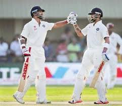 पहली पारी सात विकेट पर 536 रन पर घोषित करने वाले भारत को 163 रन की बढ़त मिली